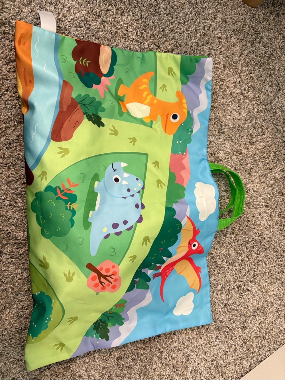 Kids Dinosaur toys with storage bag